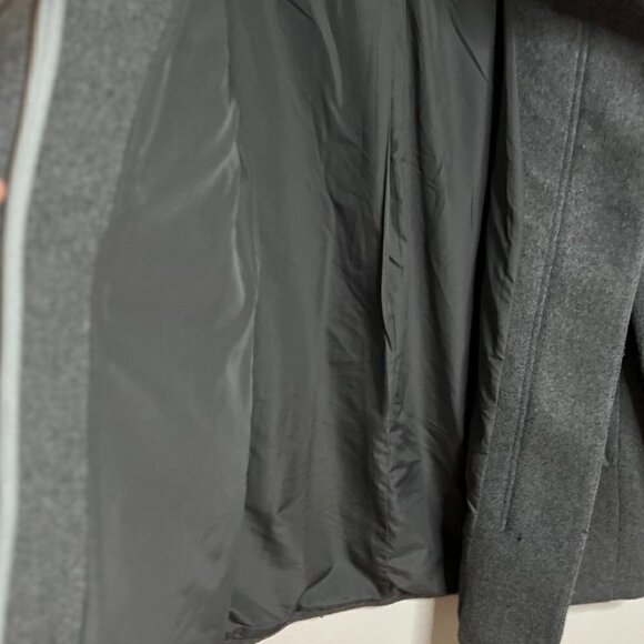 J Crew Mercantile Coat Jacket Gray Wool Modern Minimalist Classic 14 - Picture 5 of 7